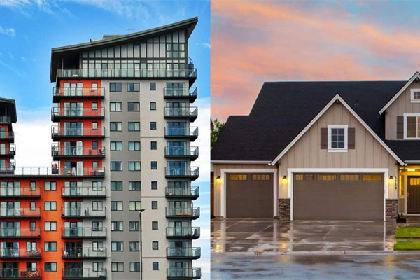  مقایسه زندگی در خانه ویلایی و آپارتمان